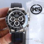 KS Factory Rolex Oyster Perpetual Cosmograph Daytona 116500 Black Dial Rubber 40 MM 7750 Automatic Watch 